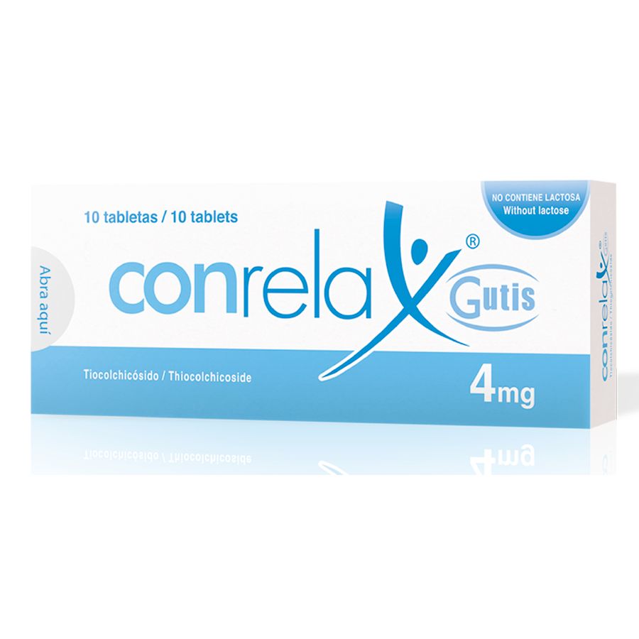 Imagen para  CONRELAX 4 mg GUTIS x 10 Tableta                                                                                                de Pharmacys