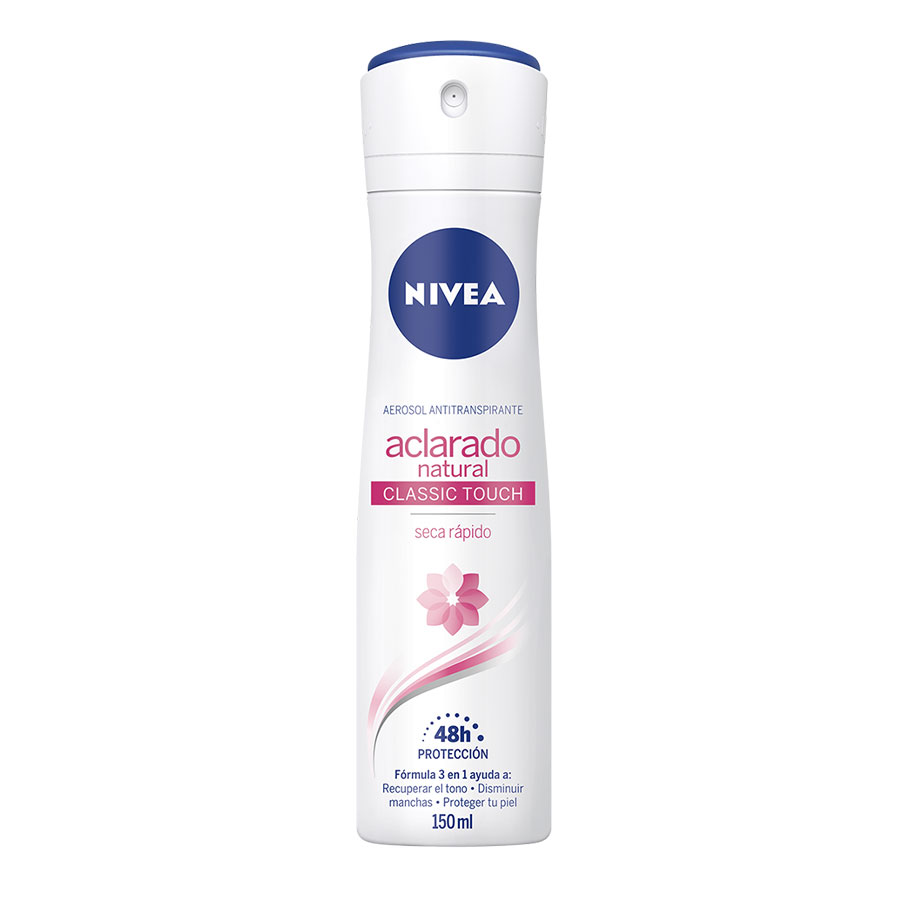 Imagen de  Desodorante NIVEA Aclarado Natural  Aerosol 63148 150 ml