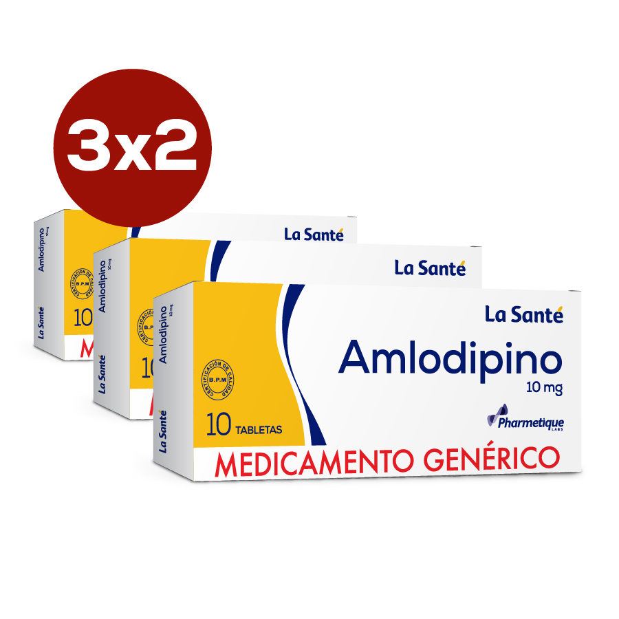Imagen de Amlodipino tabx10mg combo 2+1 lste