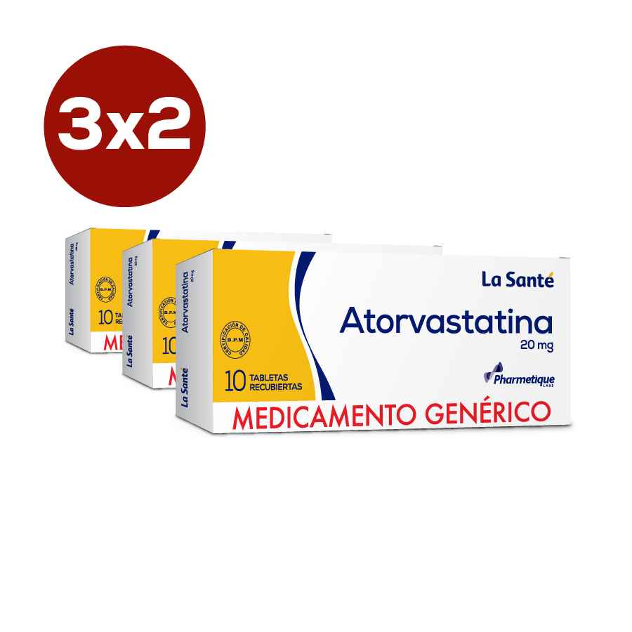 Imagen de  ATORVASTATINA 20 mg Tableta