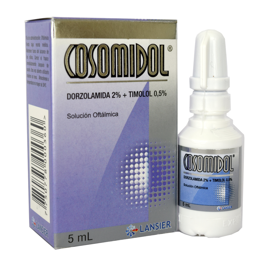 Imagen de Cosomidol 20mg leterago - lansier solución oftálmica reductor de la presión ocular