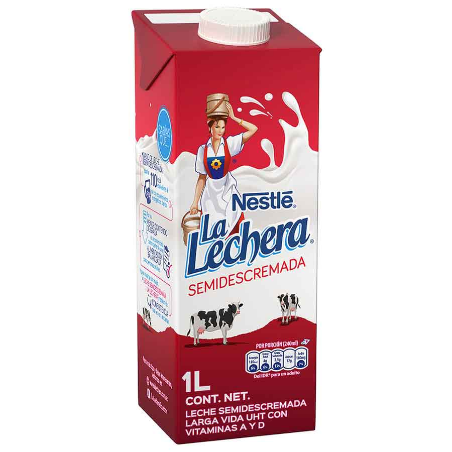 Imagen de Leche Semidescremada La Lechera 1000 ml