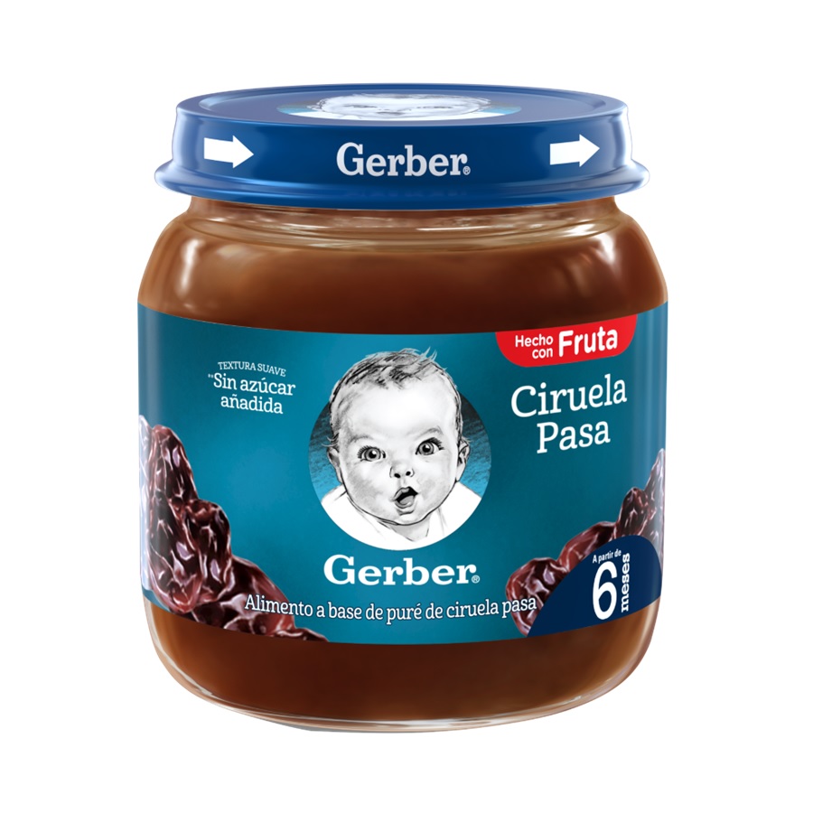 Imagen de  Compota Infantil GERBER Ciruela Pasa 644 113 g