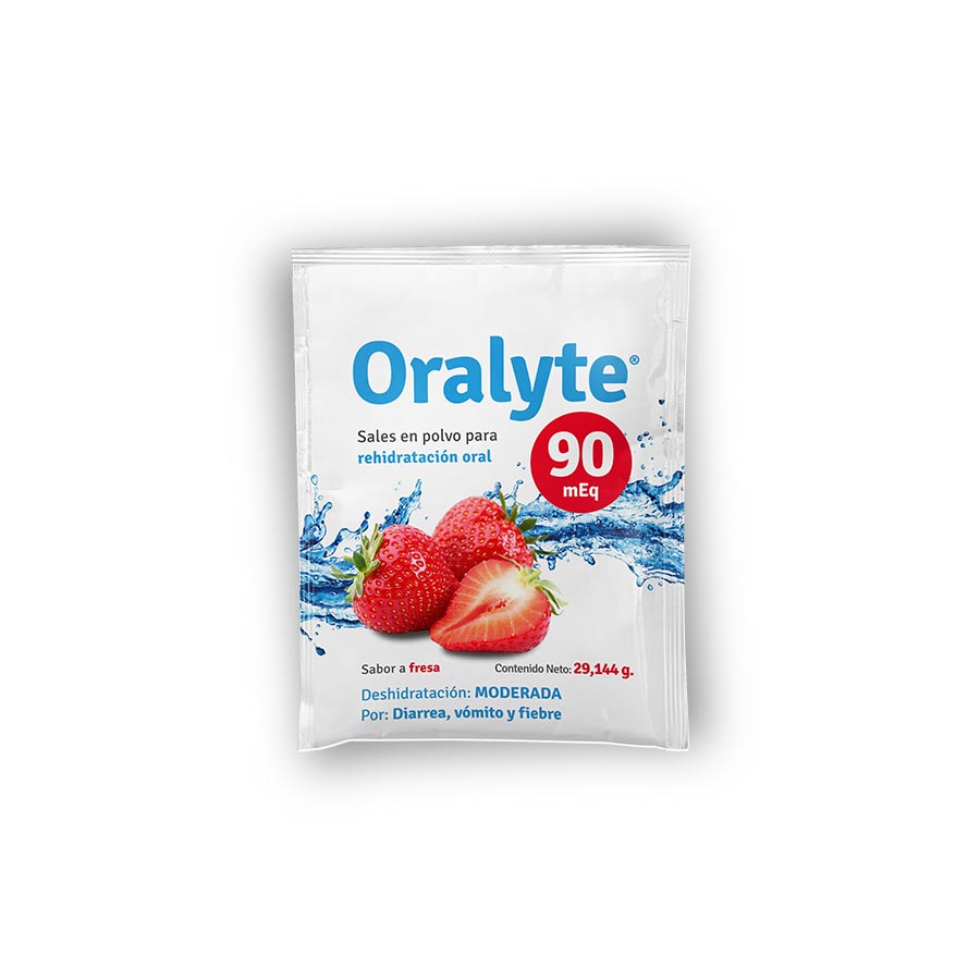 Imagen de Oralyte fresa 29 g en polvo x 10