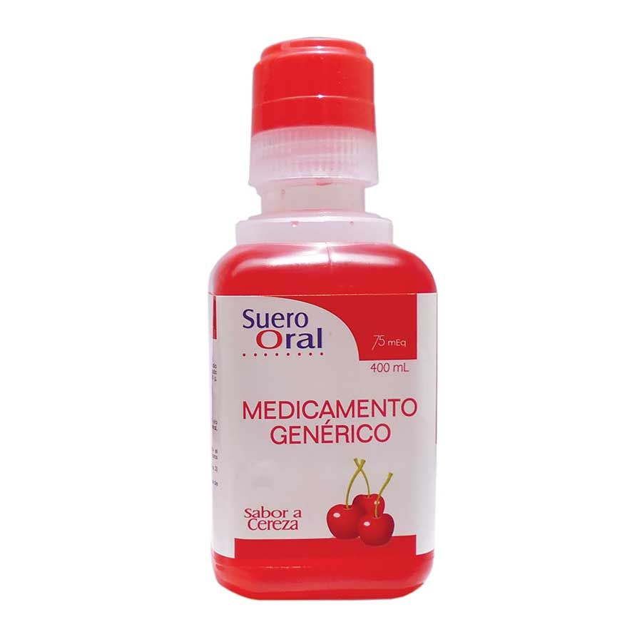 Imagen de  SUERO ORAL 75 mEq Cereza Solución 400 ml