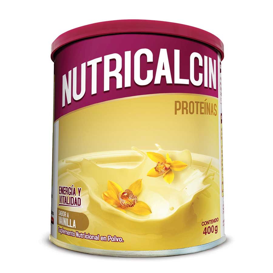 Imagen de Nutricalcin proteína en polvo vainilla 400 g