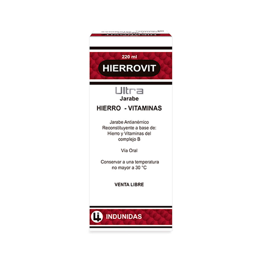 Imagen de Hierrovit ultra jarabe 220 ml