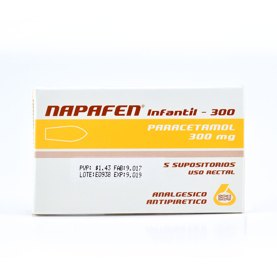 Imagen de Napafen 300mg ecu supositorio infantil