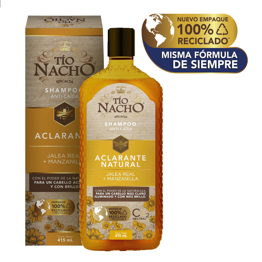 Imagen de Shampoo tio nacho jalea real manzanilla 415 ml
