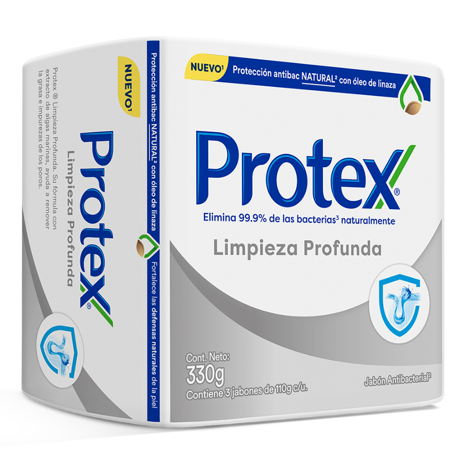 Imagen de Jabón protex limpieza profunda 3 unidades