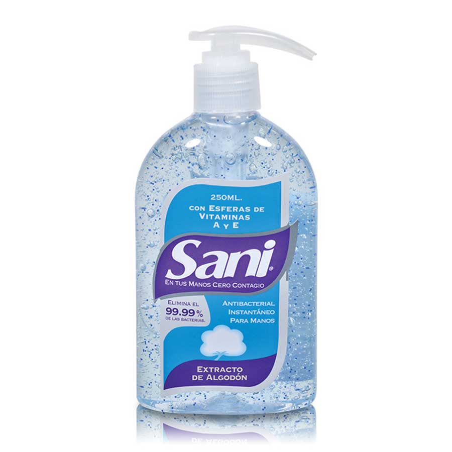 Imagen de Desinfectante de manos sani gel 250 ml