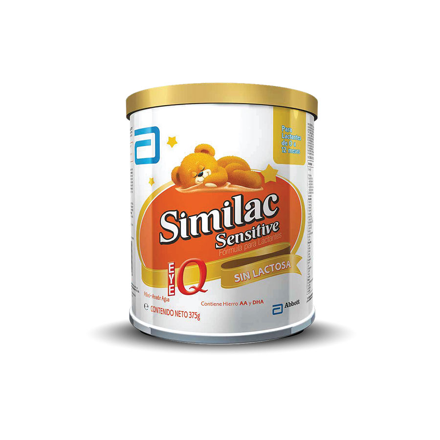 Imagen de  SIMILAC Sensitiv sin Lactosa  en Polvo 375 g