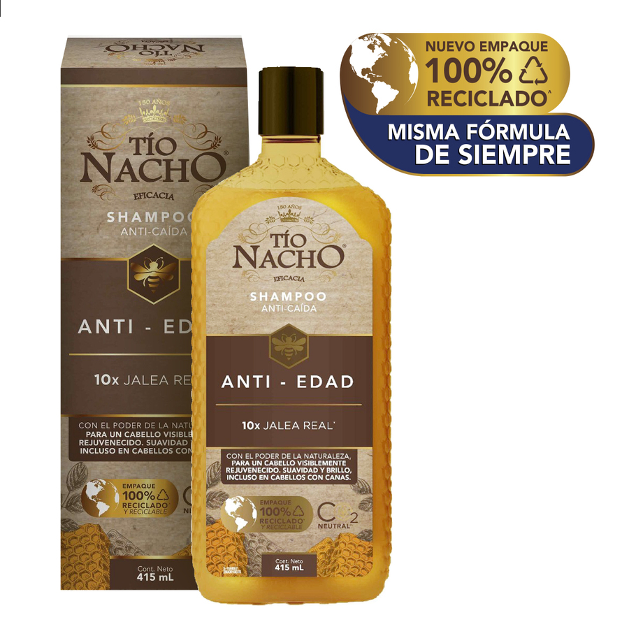 Imagen de  Shampoo TIO NACHO Extractos Naturales 66546 415 ml