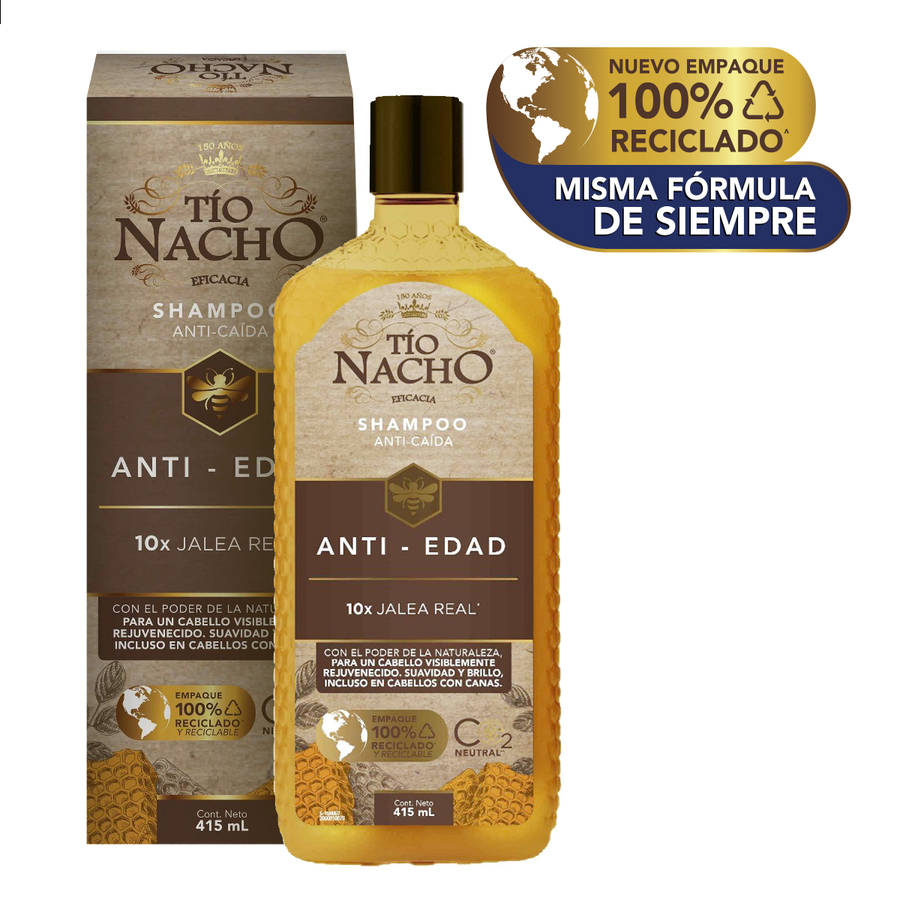 Imagen de Shampoo tio nacho extractos naturales 415 ml