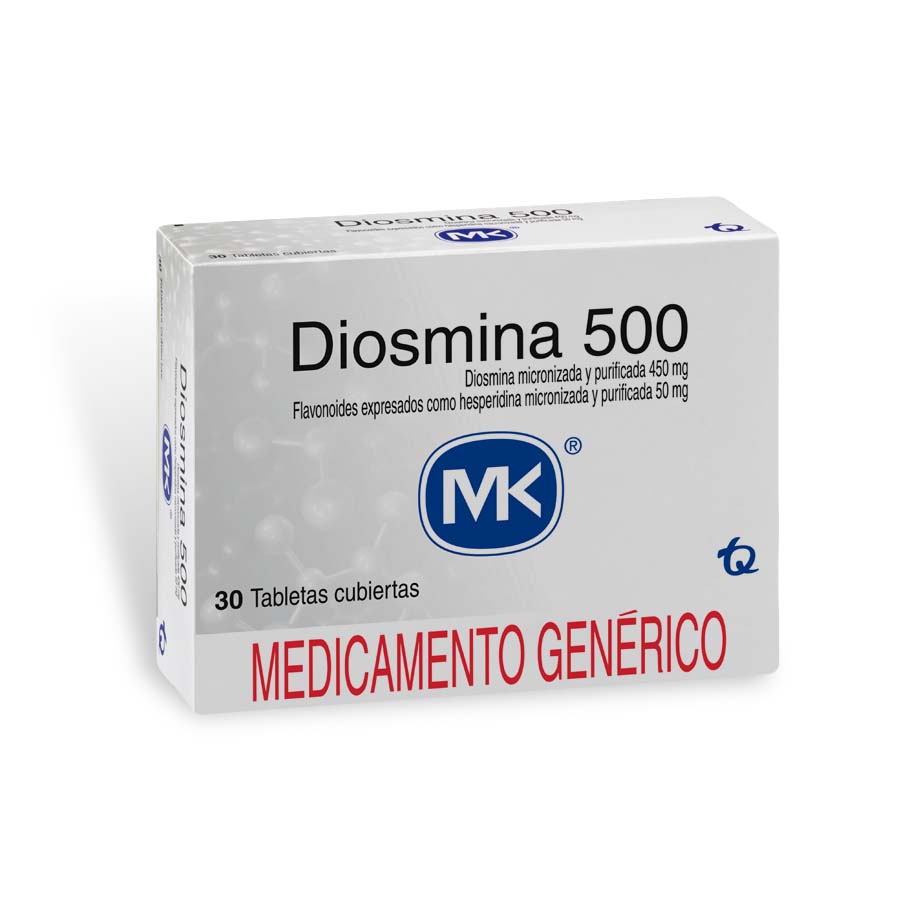 Imagen para  DIOSMINA 500 mg TECNOQUIMICAS x 30 Tableta                                                                                      de Pharmacys