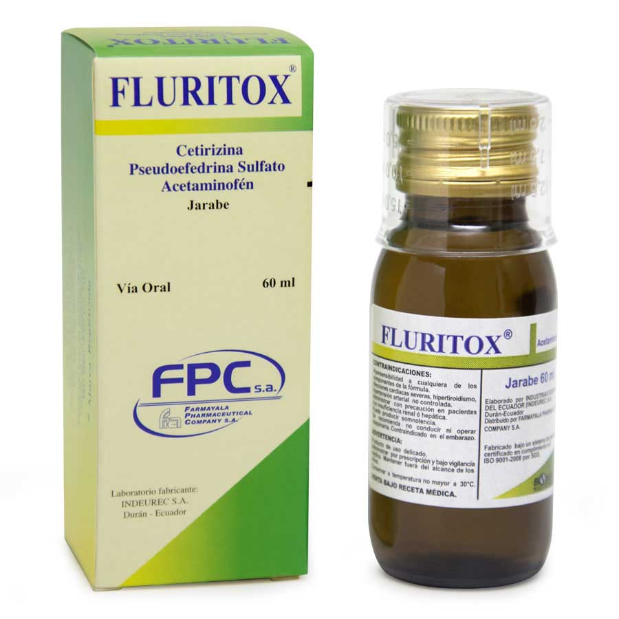 Imagen de  FLURITOX 325 mg x 5 mg x 15 mg FARMAYALA Jarabe Chicle