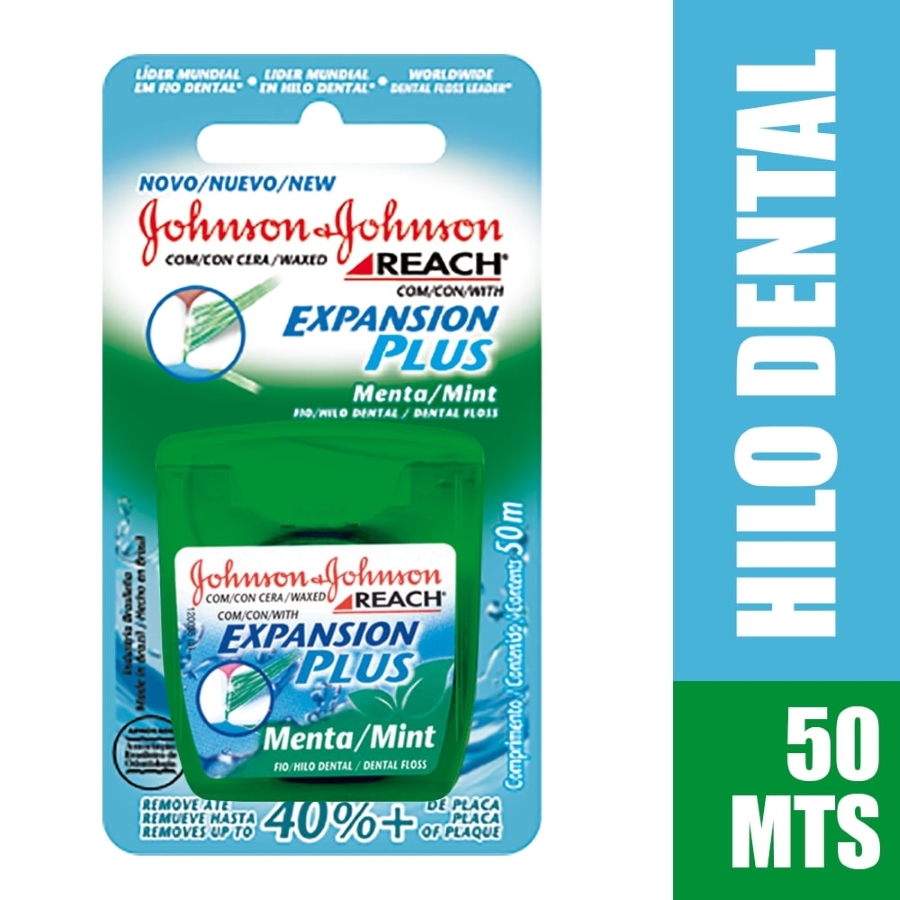 Imagen de Hilo dental reach menta 50 mts