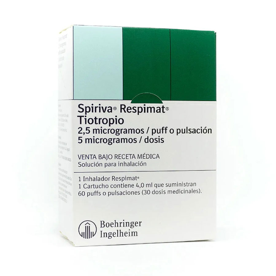 Imagen de Spiriva 2.5mcg boehringer ingelheim - farma solución