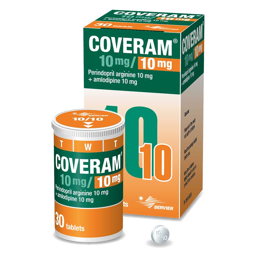 Imagen de  COVERAM 10 mg x 10 mg QUIFATEX x 30 Comprimidos
