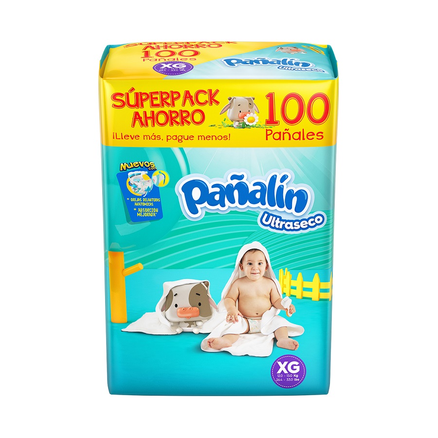 Imagen de Pañal pañalin u-sec t-te xgrande x 100