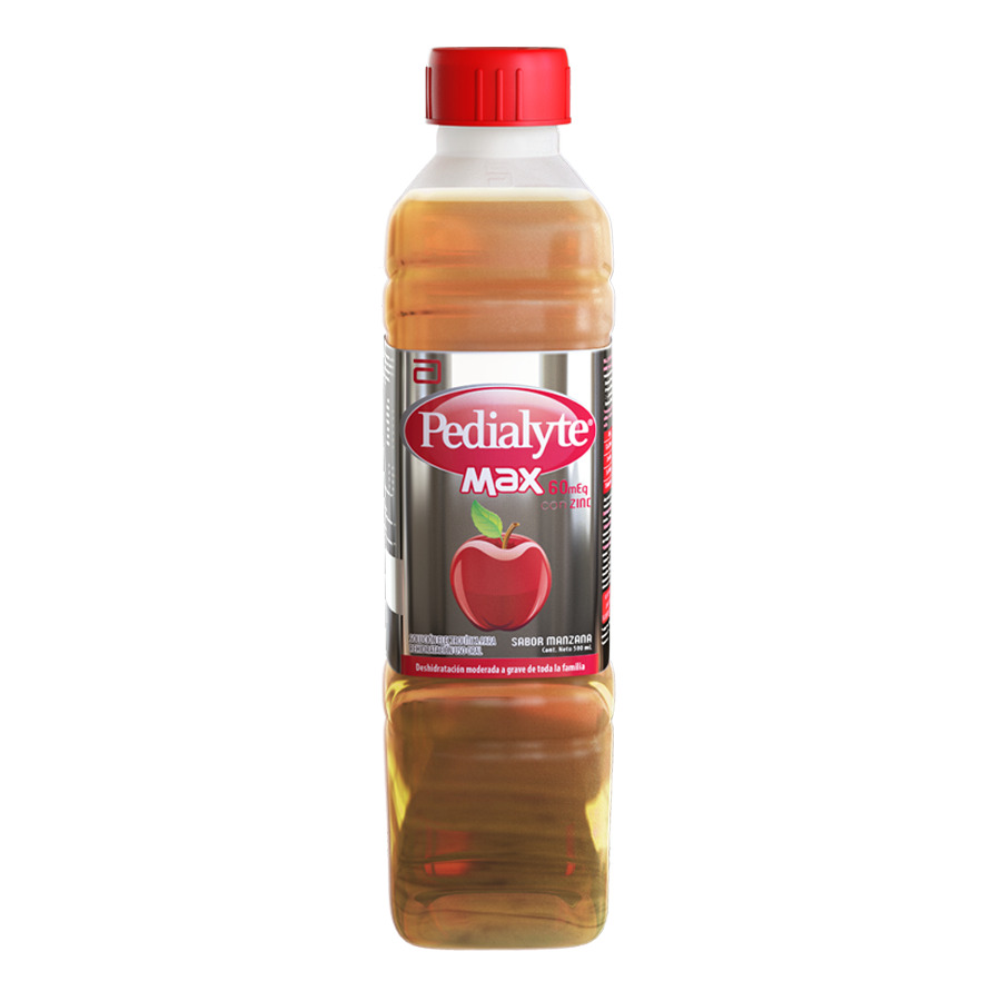 Imagen de Pedialyte Max 60meq Manzana 500 ml