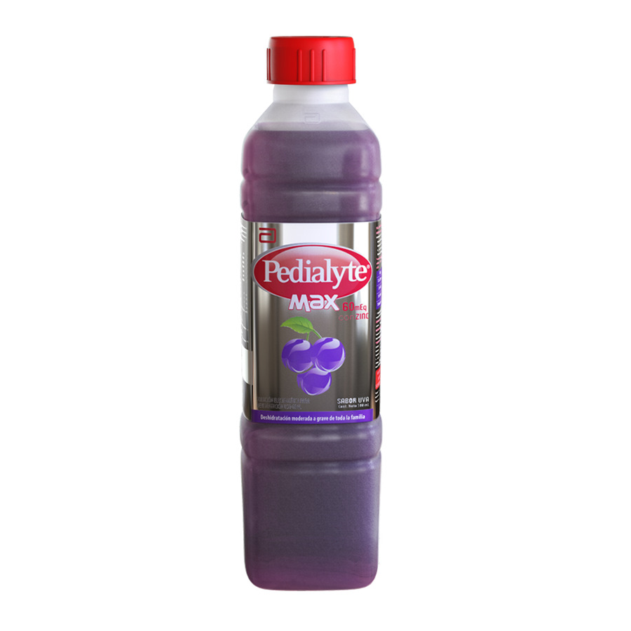 Imagen de Pedialyte max 60meq uva 500 ml