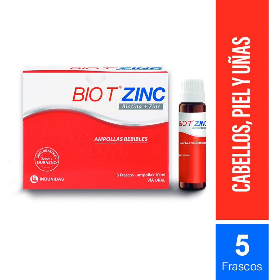 Imagen de Bio t 150mcg/10mg indunidas  bio t + zinc