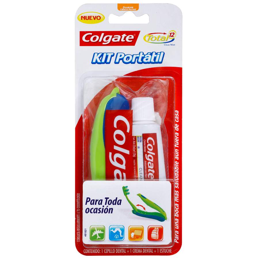 Imagen de Cepillo dental colgate portable neceser + pasta de 22 ml