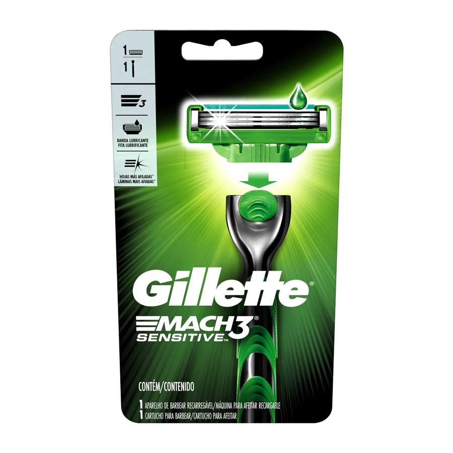 Imagen de  Afeitadora GILLETTE Mach3 Sensitive 68952