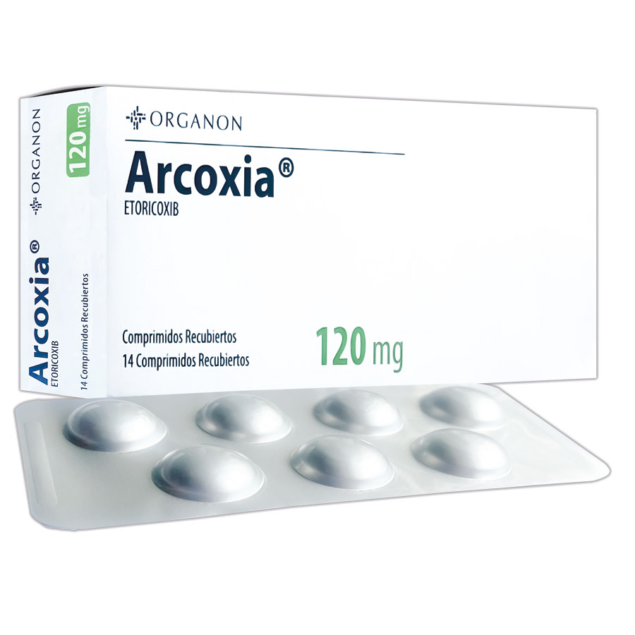 Imagen para  ARCOXIA 120   mg x 14 Comprimidos Recubiertos                                                                                   de Pharmacys