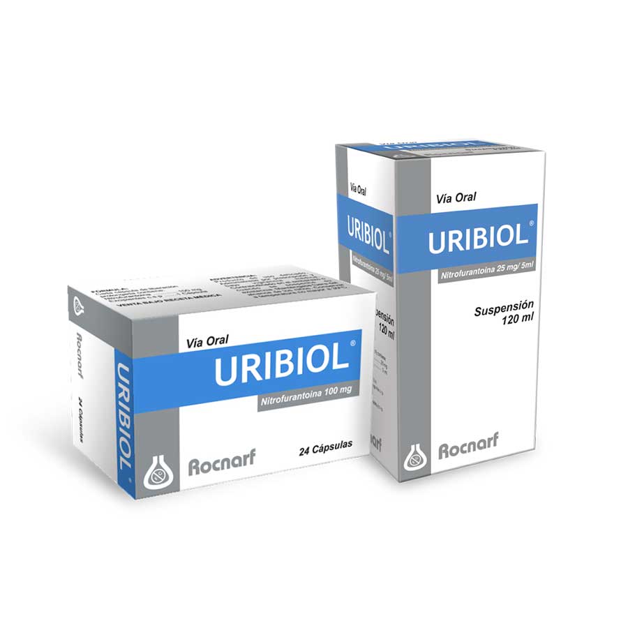 Imagen de  URIBIOL 100 mg ROCNARF x 24 Cápsulas