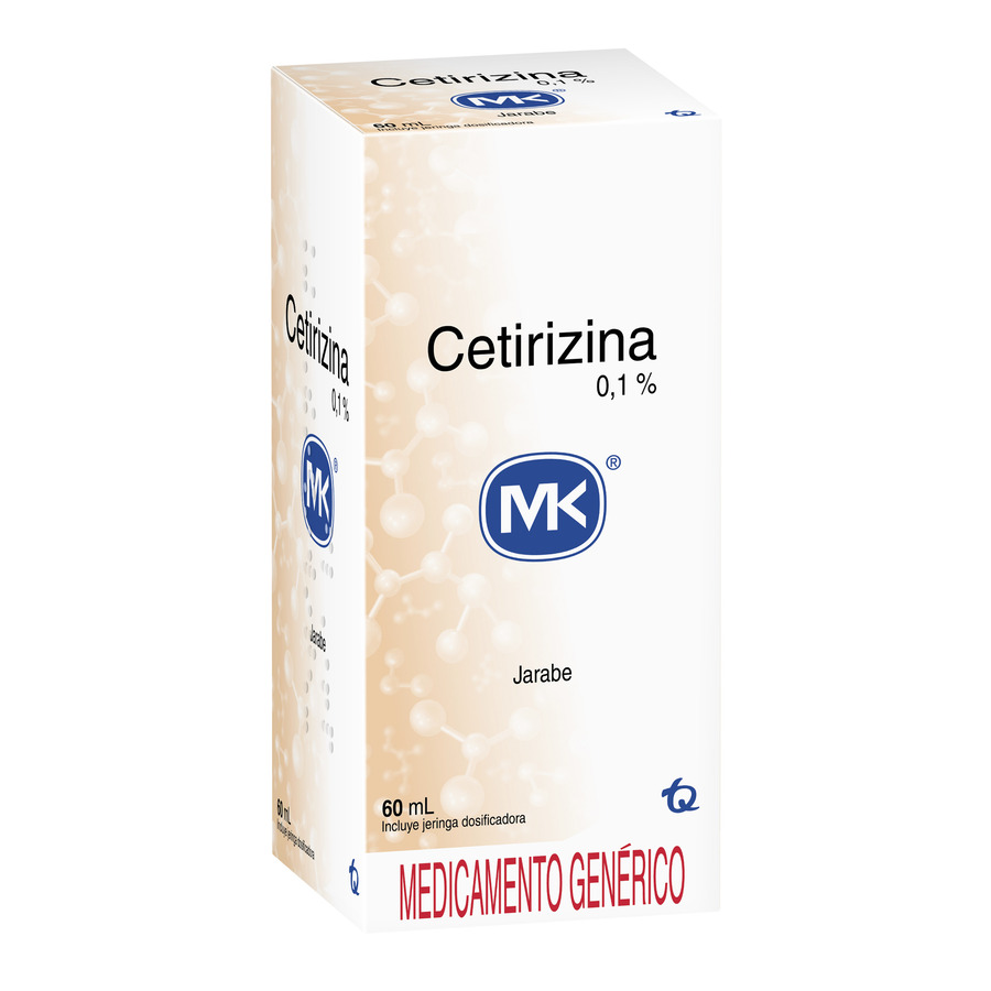 Imagen de Cetirizina 0.1% tecnoquimicas - genericos jarabe