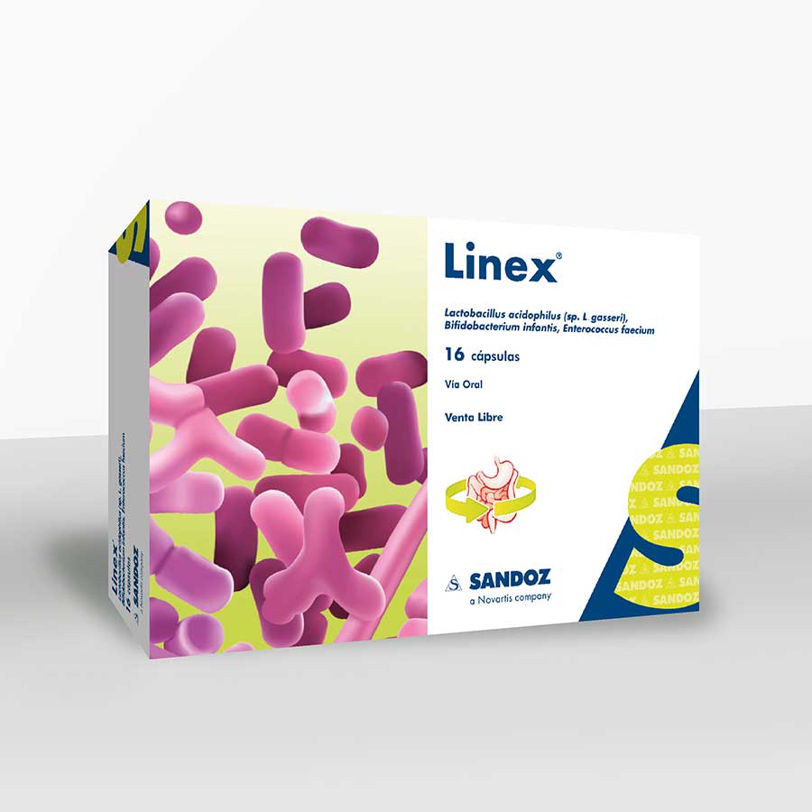 Imagen de Linex 280 mg cápsulas x 16