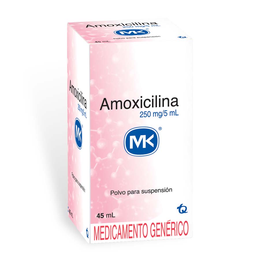 Amoxicilina Mk 250Mg/5Ml Polvo Para Suspension Frasco X, 45 OFF