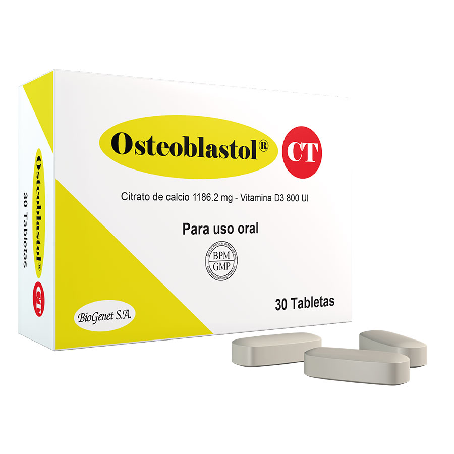 Imagen de Osteoblastol 1186.2mg biogenet tableta