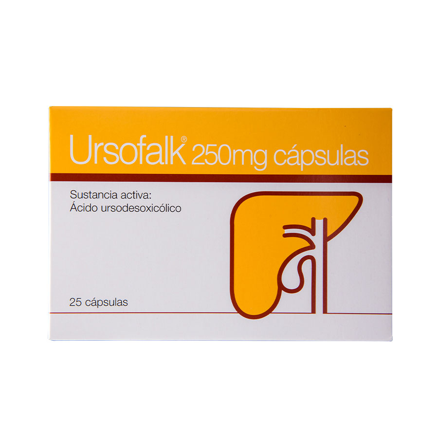 Imagen para  URSOFALK 250 mg FALK PHARMA x 25 Cápsulas                                                                                      de Pharmacys
