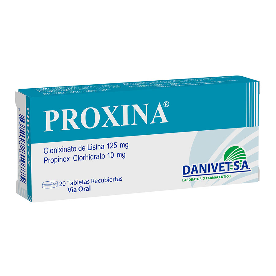 Imagen para  PROXINA 125 mg x 10 mg DANIVET x 20 Tableta                                                                                     de Pharmacys