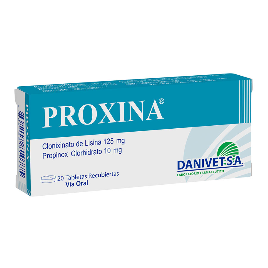 Imagen de Proxina 125/10mg danivet tableta