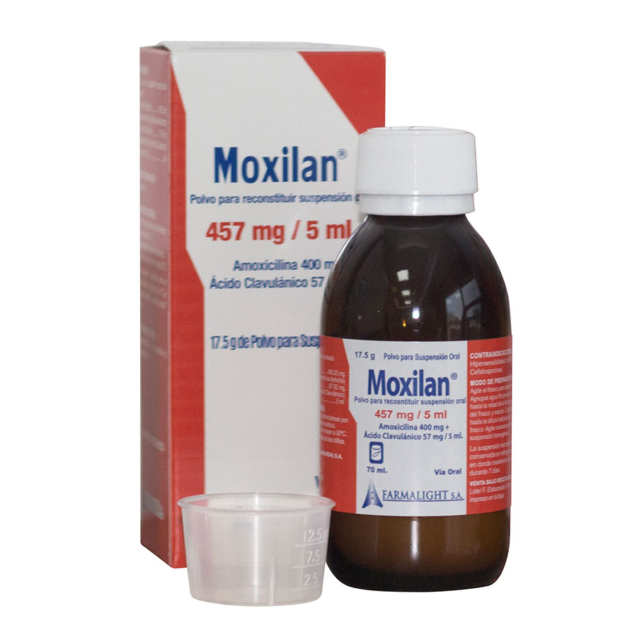Imagen de  MOXILAN 459.25 mg x 67.92 mg DANIVET Suspensión