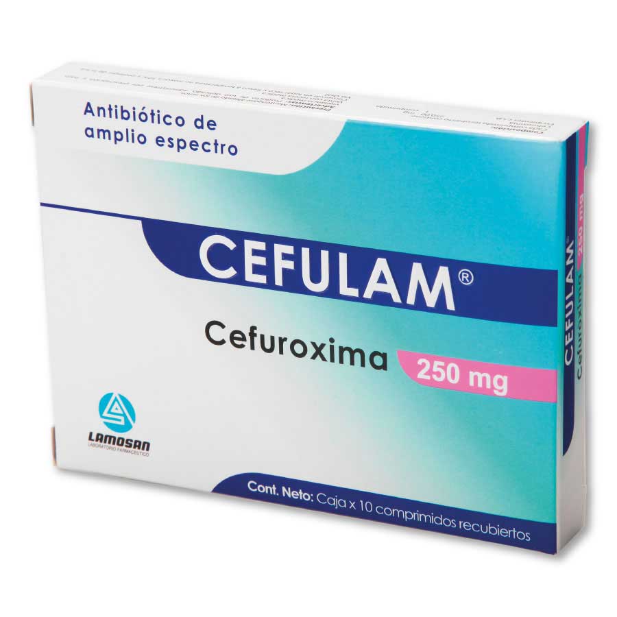 Imagen de  CEFULAM 250 mg LAMOSAN x 10 Comprimidos