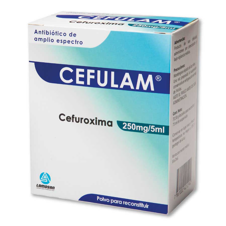 Imagen de  CEFULAM 250 mg x 5 ml LAMOSAN Suspensión