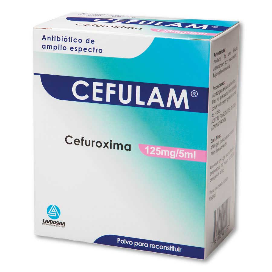 Imagen de Cefulam 125mg/5ml lamosan suspensión