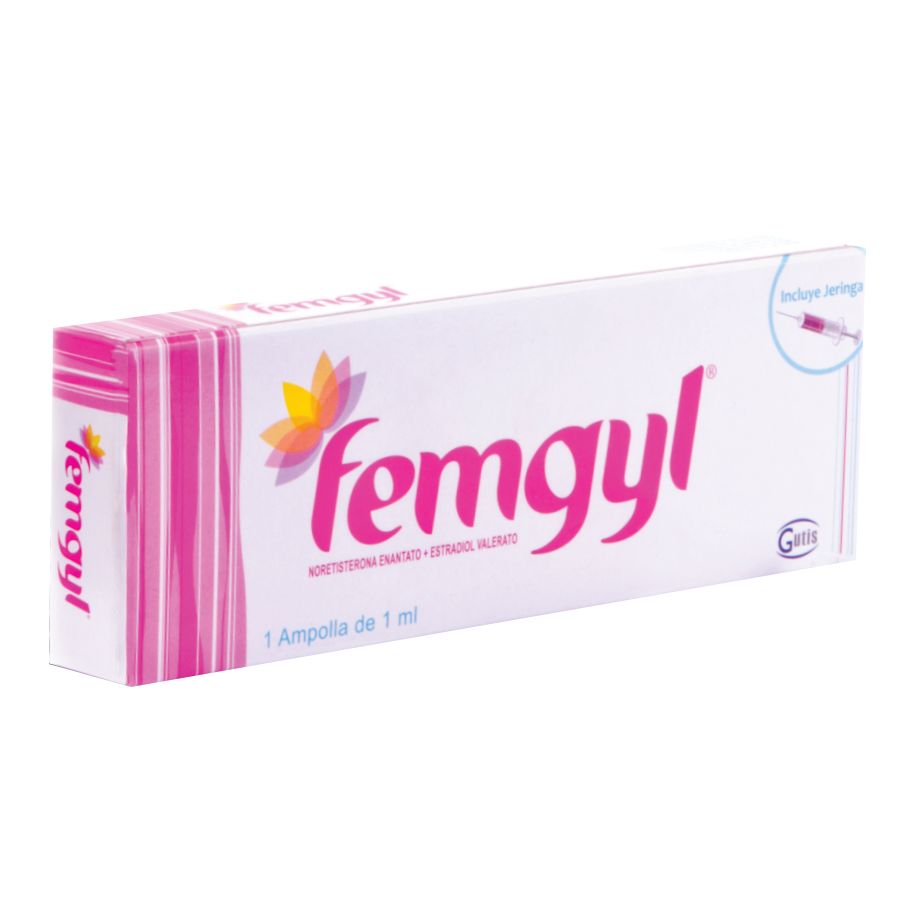 Imagen de  FEMGYL 50 mg x 5 mg GUTIS Ampolla Inyectable