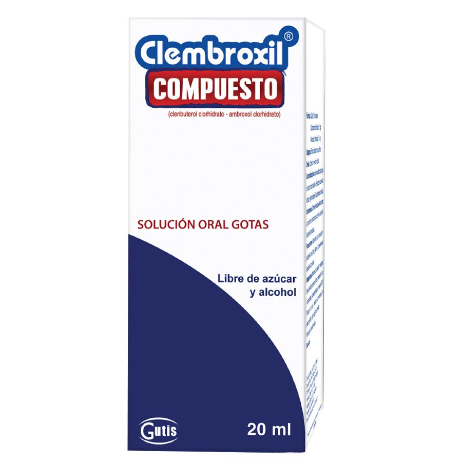 Imagen de  CLEMBROXIL 7.5 mg x 5 µg GUTIS en Gotas