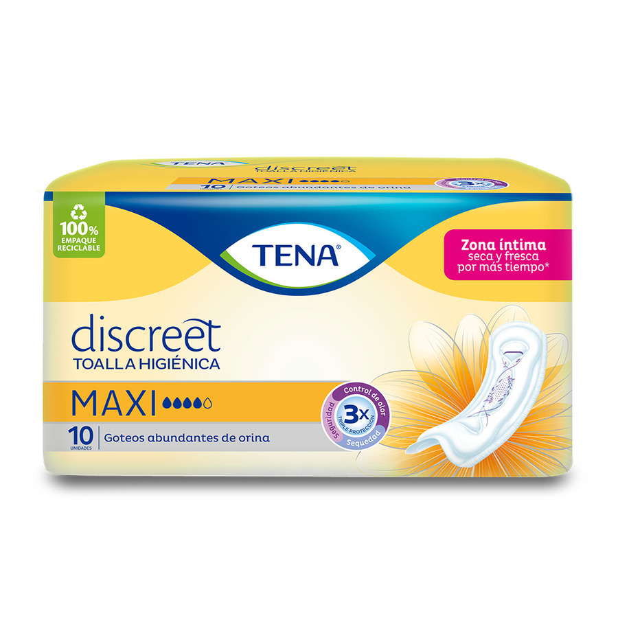 Imagen de Pañales tena discreet maxi 10 unidades
