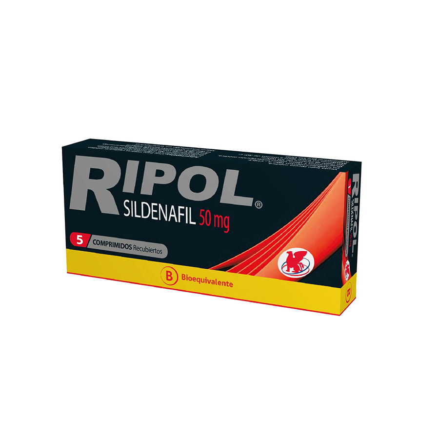 Imagen para  RIPOL 50mg LABORATORIOS CHILE x 5 Comprimidos Recubiertos                                                                       de Pharmacys