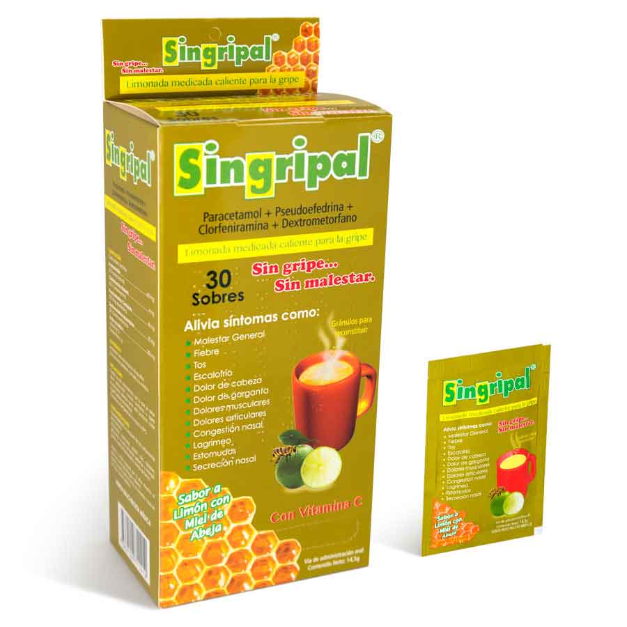 Imagen de Singripal miel sobres x 30