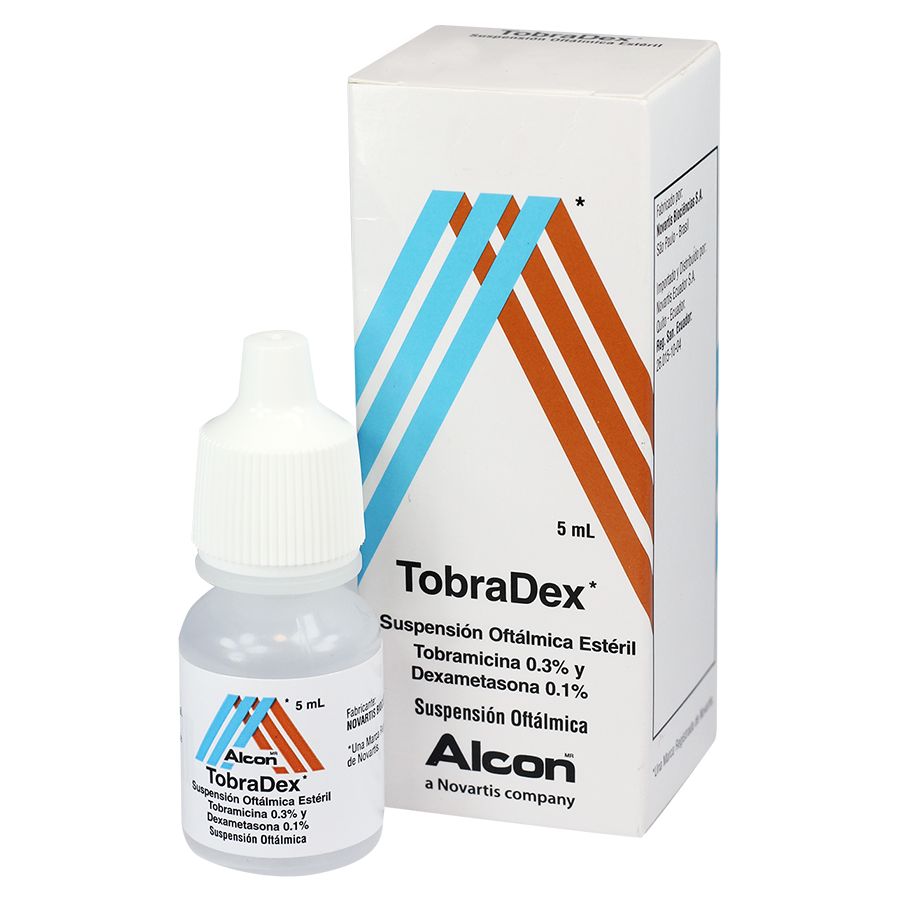 Imagen de Tobradex 0.3/0.1% dyvenpro especialidades ophta solución oftálmica
