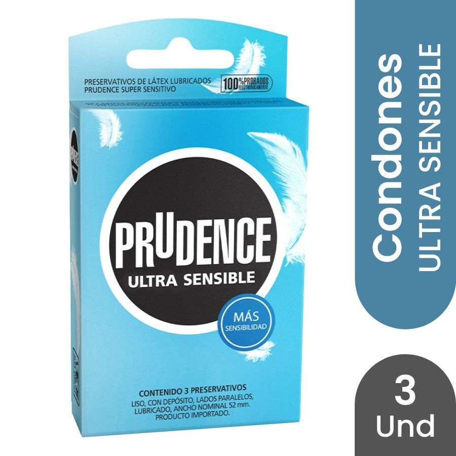Imagen de Preservativo prudence ultra sensible x 3