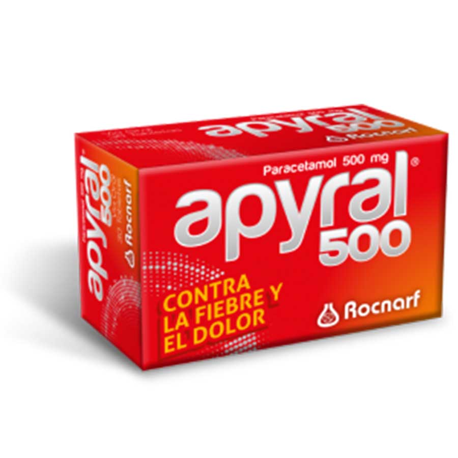 Imagen de  Antiinflamatorio No Esteroideo APYRAL 500 mg Tableta x 30